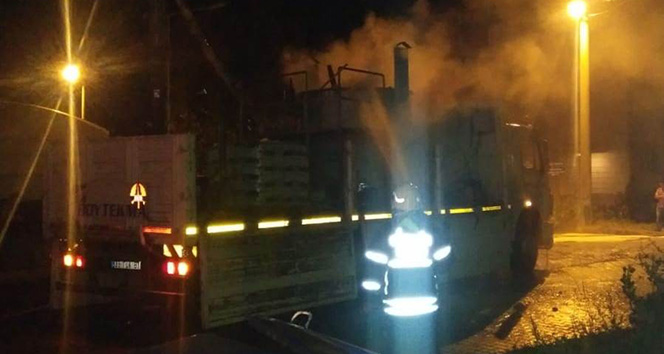 Nazilli’de boya yüklü kamyonda patlama meydana geldi, 5 kişi yaralandı