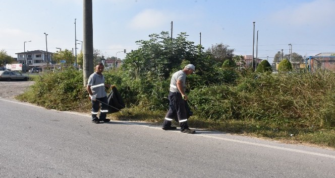 Düzce Belediyesinin temizlik seferberliği sürüyor