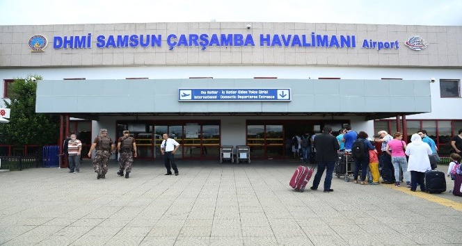 Samsun Uluslararası Havalimanından 142 bin 449 yolcu hizmet aldı