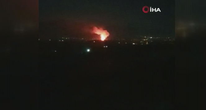 Çatalköy'de askeri bölge içindeki mühimmat deposunda patlama