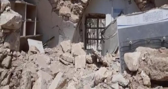 İdlib’deki yıkım görüntülendi