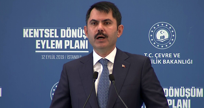 Çevre ve Şehircilik Bakanı Murat Kurum, 5 yıllık kentsel dönüşüm eylem planını açıkladı