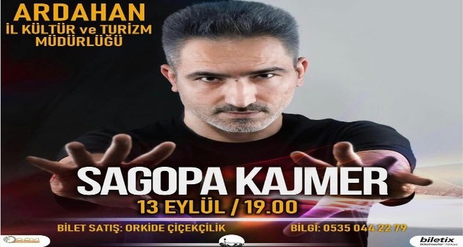 Ünlü Rapçi Sagopa Kajmer, Türkiye turnesine Ardahan’dan başlıyor
