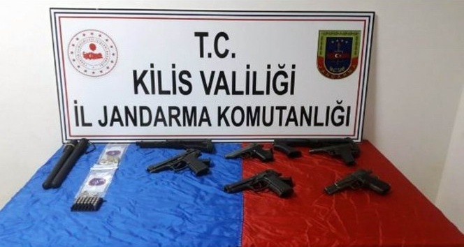 Kilis’te silah operasyonu :1 gözaltı
