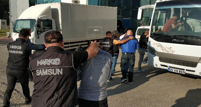 Samsun’da uyuşturucu ticaretinden 6 tutuklama