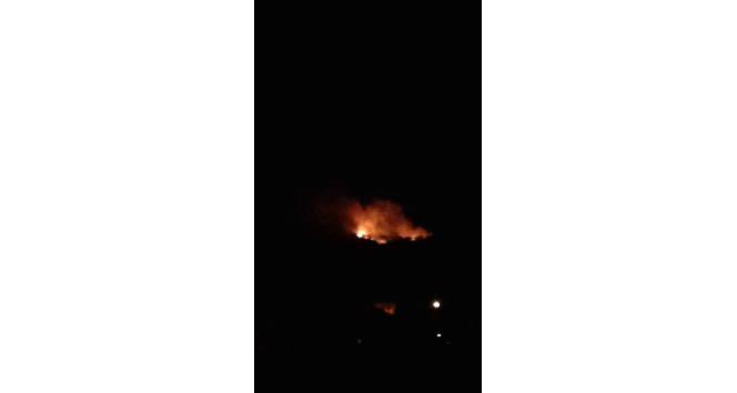 Ortaca’daki yangını söndürme çalışmaları devam ediyor