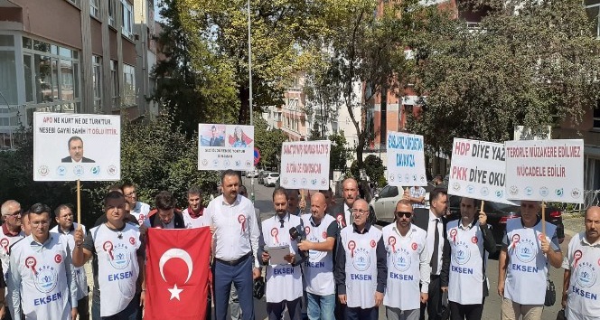 HDP Genel Merkezi önünde Diyarbakır’a destek eylemi