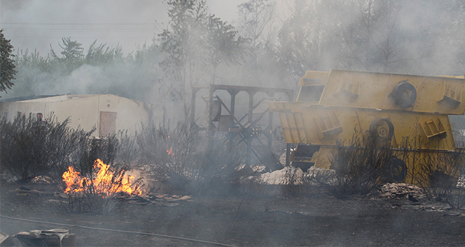 Antalya&#039;da ormanlık alanda çıkan yangın korkuttu