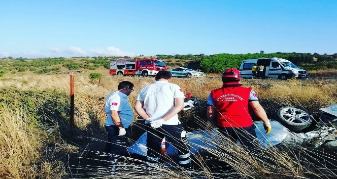 Balıkesir’de trafik kazasında 1 kişi ölü 3 kişi yaralandı