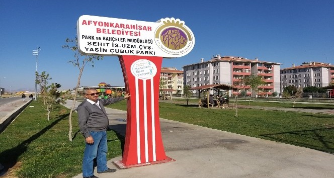 Şehit Yasin Çubuk’un adı Afyonkarahisar’da bir parka verildi