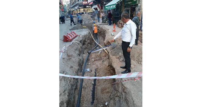 Nevşehir şehir merkezinde yarım asırlık altyapı değişiyor