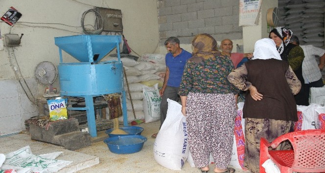 Değirmenlerde bulgur mesaisi