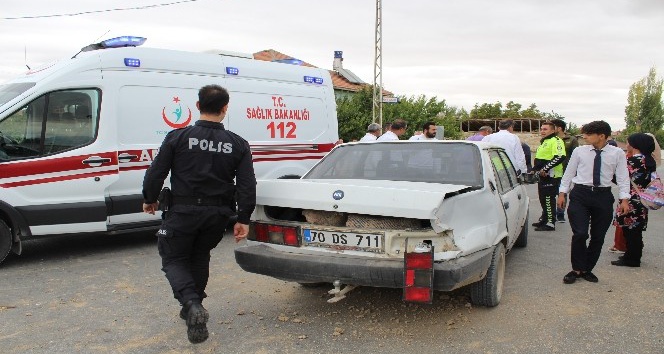 Karaman’da otobüsle çarpışan otomobilin sürücüsü kayıplara karıştı