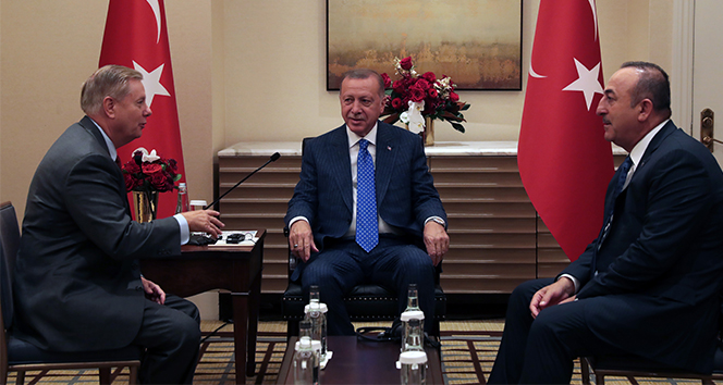 Cumhurbaşkanı Erdoğan, ABD&#039;li senatör Lindsey Graham&#039;ı kabul etti