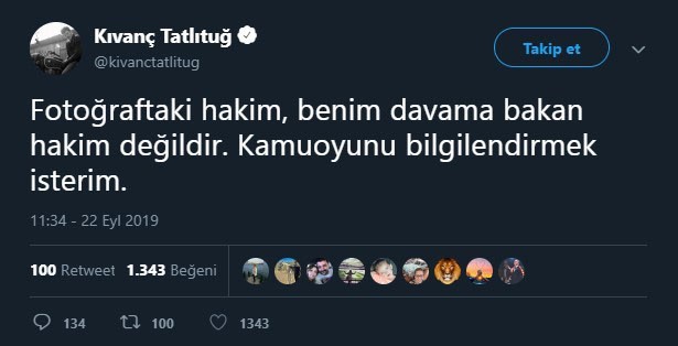 Kıvanç Tatlıtuğ ile fotoğraf çektiren kadın hakim hakkında inceleme başlatıldı