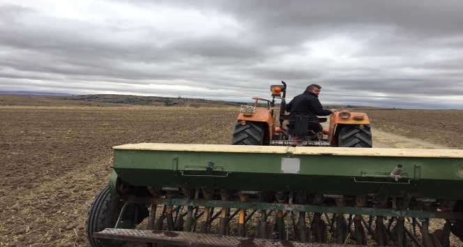 Yozgat’ta çiftçiler buğday ekimine başladı