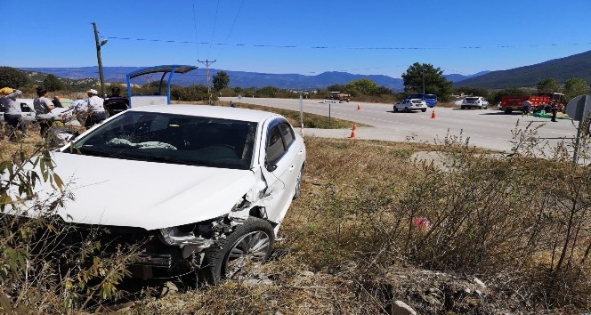 Boyabat’ta trafik kazası: 4 yaralı