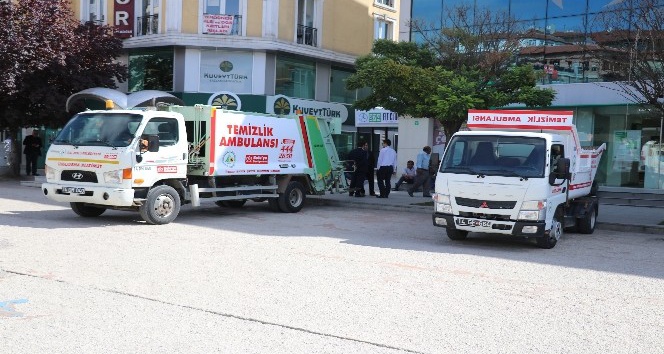 Bolu belediyesinden çöp sorununa ‘Temizlik ambulansı’ çözümü