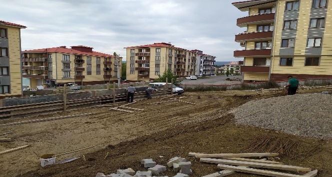 297. Sokağa park yapılıyor