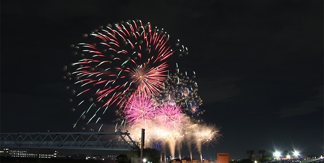 Tokyo'da havai fişek festivalinden renkli görüntüler