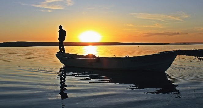 Anadolu’nun plajı, gün batımı drone görüntüsüyle görenleri etkiledi