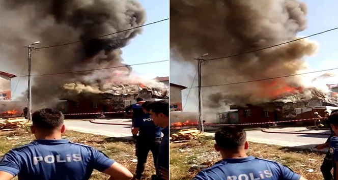 Avcılar'da gecekondularda yangın çıktı!