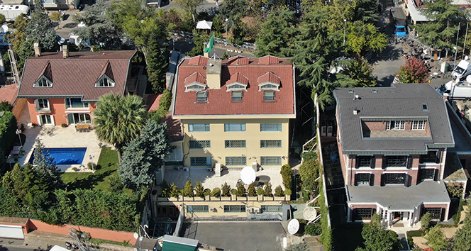 Cemal Kaşıkçı'nın katledildiği Suudi Arabistan Konsolosluğu, cinayetin yıl dönümünde havadan görüntülendi