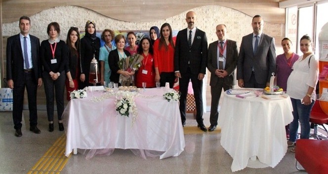 Sağlık idarecilerinden hastane servislerine ziyaret