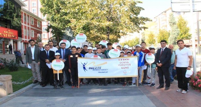 Sağlıklı yaşam için yürüdüler