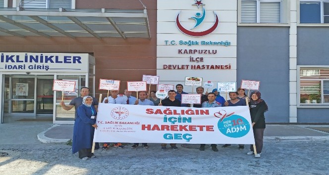 Karpuzlu’da ‘Çocukluk çağı obezitesi’ farkındalık yürüyüşü yapıldı