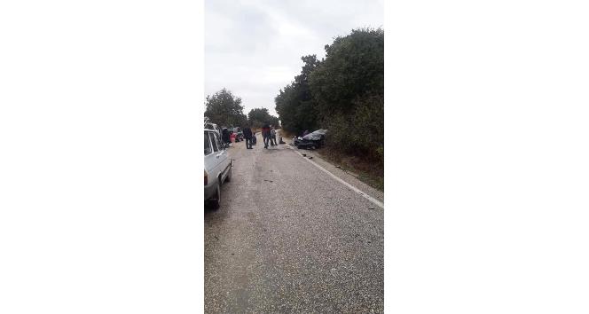 Demirci’de trafik kazası: 1 ölü
