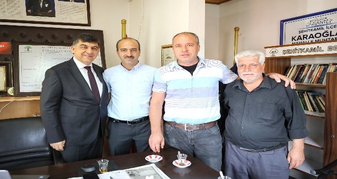 Başkan Fadıloğlu, 9 mahalle muhtarını ziyaret etti