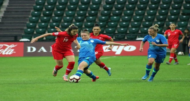 Kadınlar Avrupa Futbol Şampiyonası: Türkiye: 1 - Slovenya: 6 (Maç sonucu)
