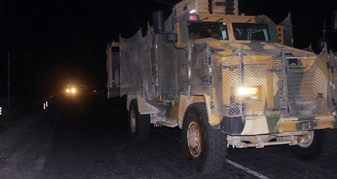 Suriye sınırına askeri sevkiyat