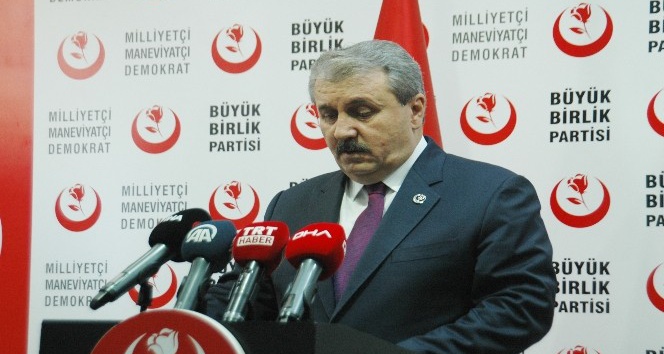 BBP Genel Başkanı Destici: “Kuzey Suriye’de teröristler bulundukça Türkiye güvende olmayacak”