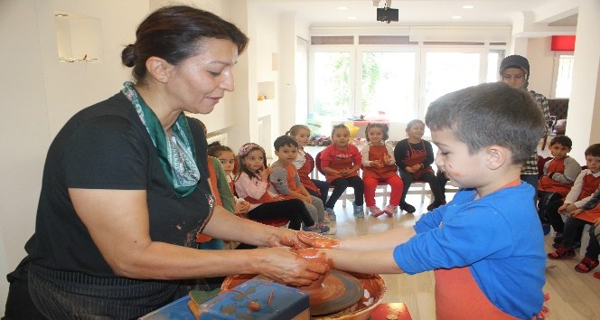 Geleceğin çömlek ustaları marifetlerini gösterdi