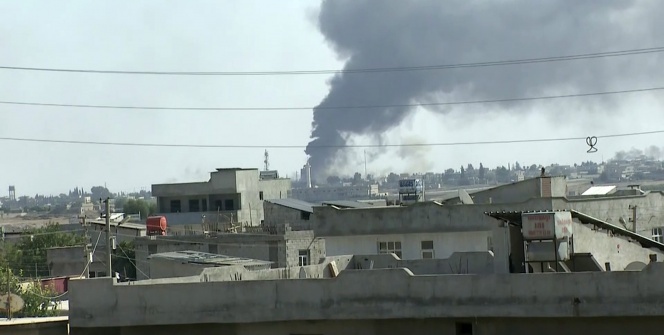 Tel Abyad yoğun bombardıman altında