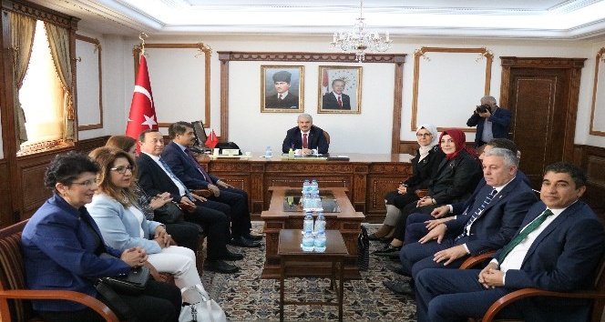 TBMM Meclis Araştırma Komisyonu Üyeleri Vali Akın’ı ziyaret etti