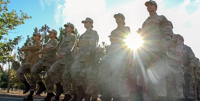 Jandarma Kadın Astsubaylar 'Barış Pınarı'nda görev almak için hazırlar