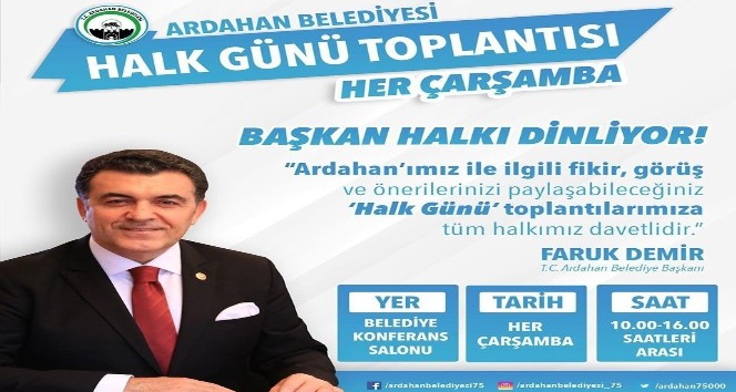 Başkan Demir her Çarşamba halkla buluşacak
