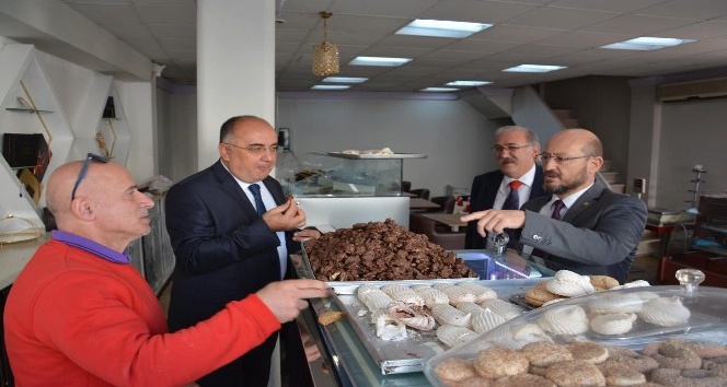 Kaymakam ile Başkan’dan esnaf denetimi
