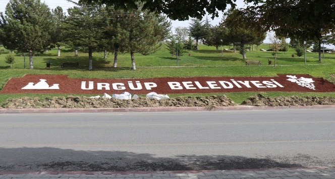 Ürgüp’te çevre düzenlemeleri ve peyzaj çalışmaları sürüyor