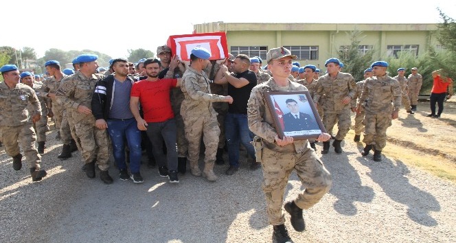 Şehit uzman çavuş Önek’in naaşı memleketine uğurlandı