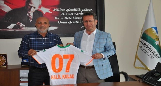 Alanyaspor Başkanı Çavuşoğlu’ndan Sarıveliler Belediyesine ziyaret