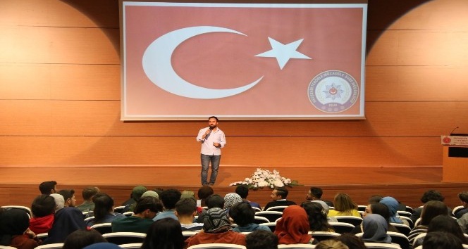 Emniyet’ten NEVÜ öğrencilerine ‘Gençlik ve Güvenli Gelecek’ konulu konferans