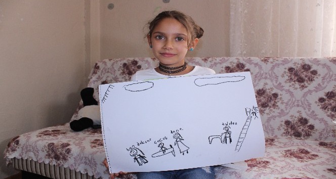 (Özel) Neslihan’ın çizdiği resim gerçek olsun