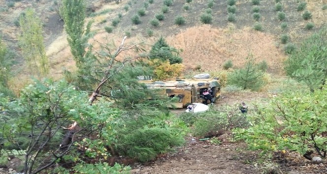 Kahramanmaraş’ta askeri araç devrildi: 4 yaralı