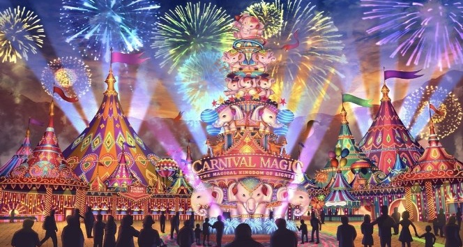Tai Karnavalı Temalı Park ’Carnival Magic’in açılışı için hazırlıklar sürüyor