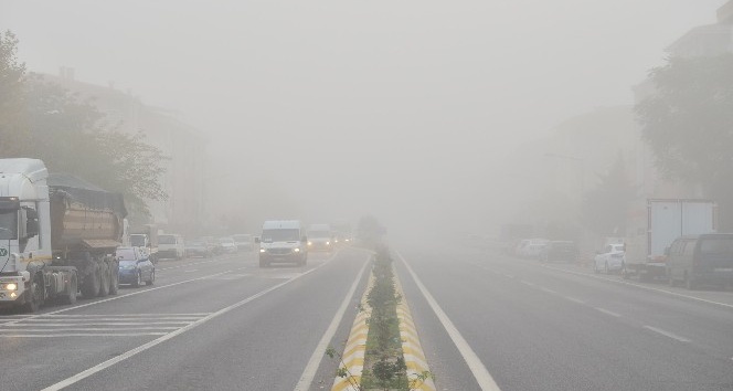 Lüleburgaz’da yoğun sis