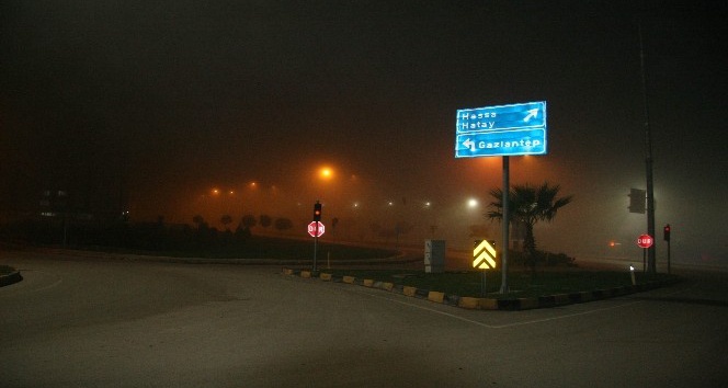 Kilis’te yoğun sis etkili oldu